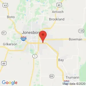 Mini Storage of Jonesboro map