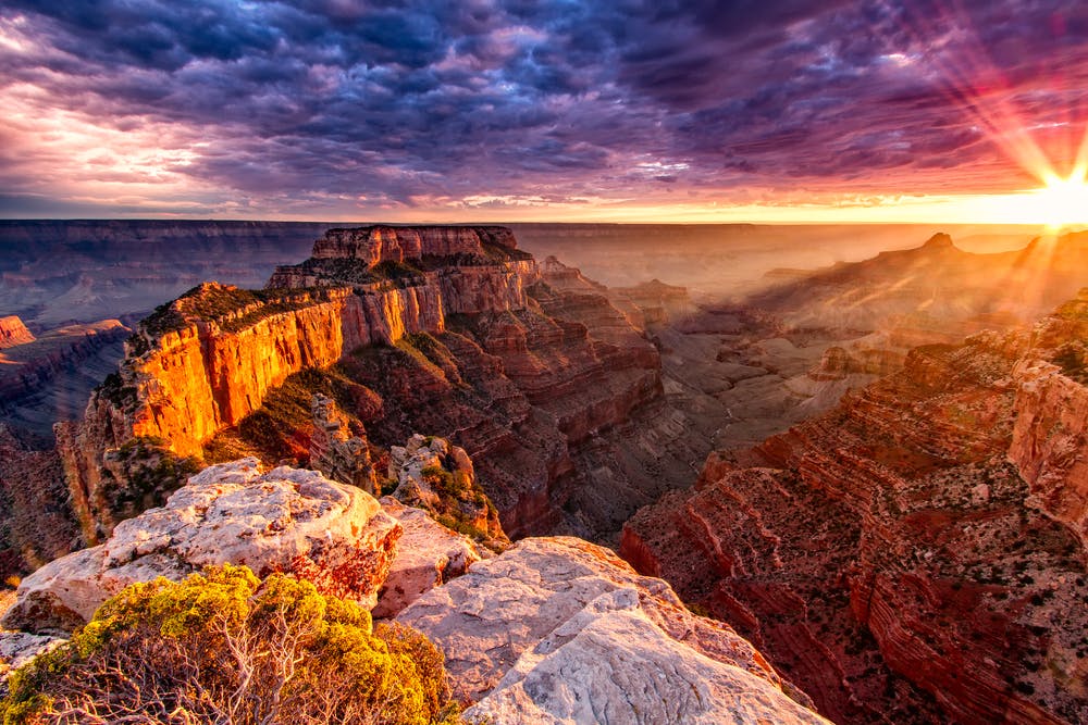 A view of Grand Canyon National Park