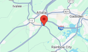 Map for Petro Shopping Center - Gadsden #352