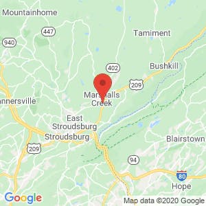 Extra Space Storage East Stroudsburg map