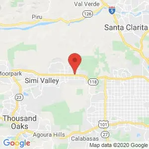Simi Valley Self Storage map