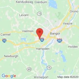 Bangor Area Self Storage – Hermon map