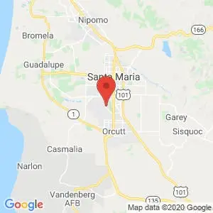 Santa Maria Self Storage Facility map