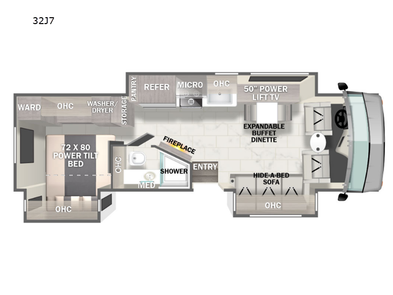 Avenger LE 26DBSLE floorplan