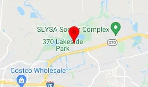 Map for 370 Lakeside Park RV Campground