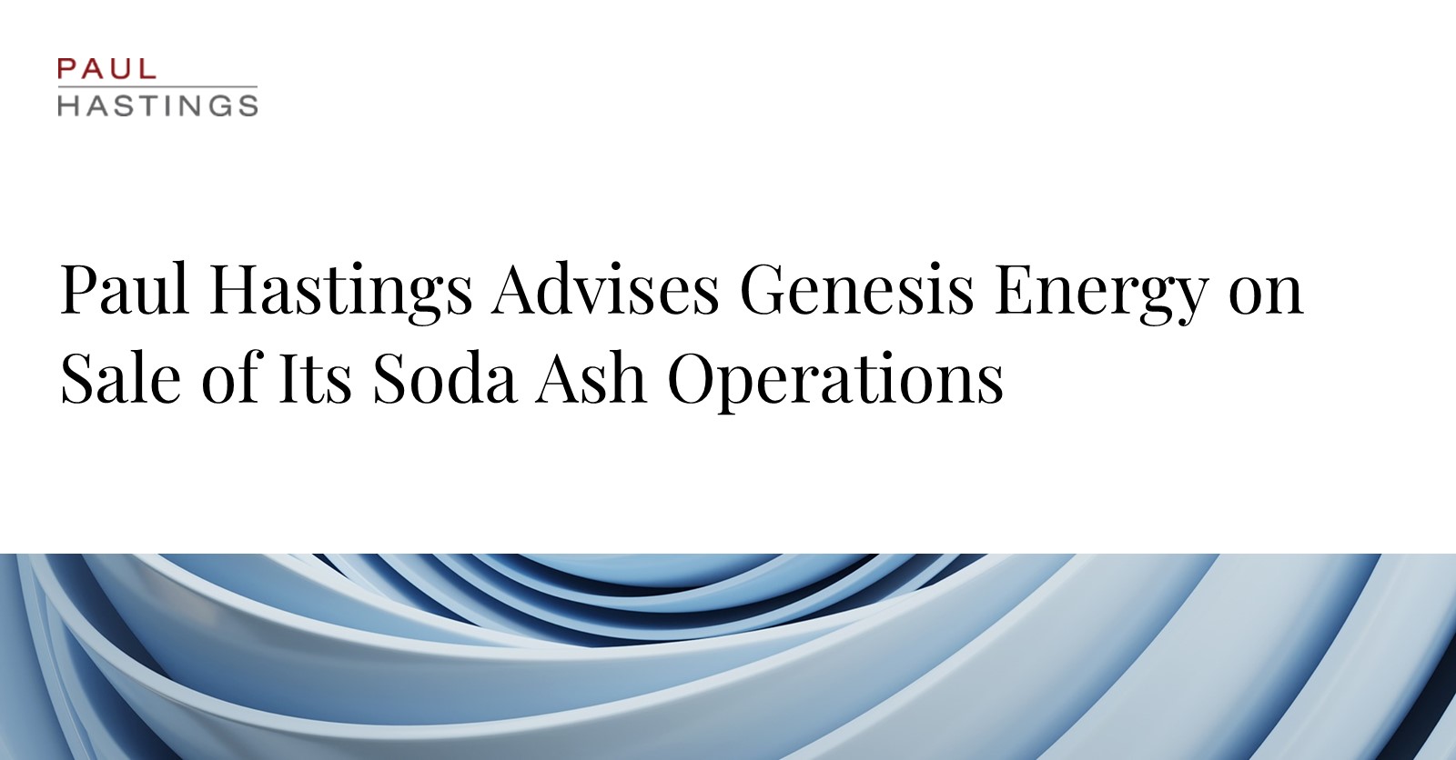 Genesis Energy Sells Soda Ash Operations for $1.425 Billion