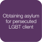 Obtaining asylum for persecuted LGBT client