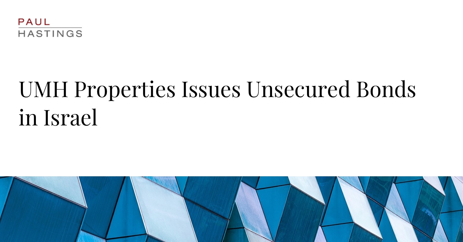 UMH Properties Sells $80.2 Million in Bonds in Israel