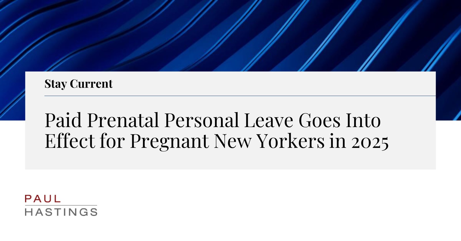 New York Launches Campaign for Paid Prenatal Leave - News Directory 3