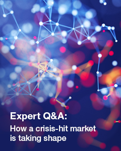 Expert Q&A -- How a crisis-hit market is taking shape right hand side banner