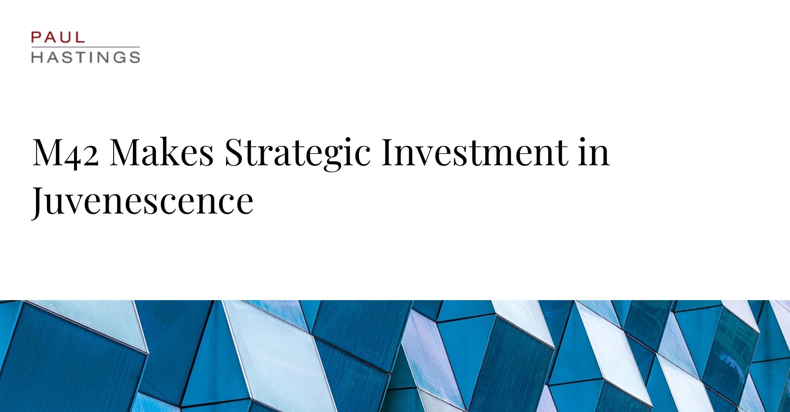 M42 Partners with Juvenescence on AI-Driven Longevity Ventures