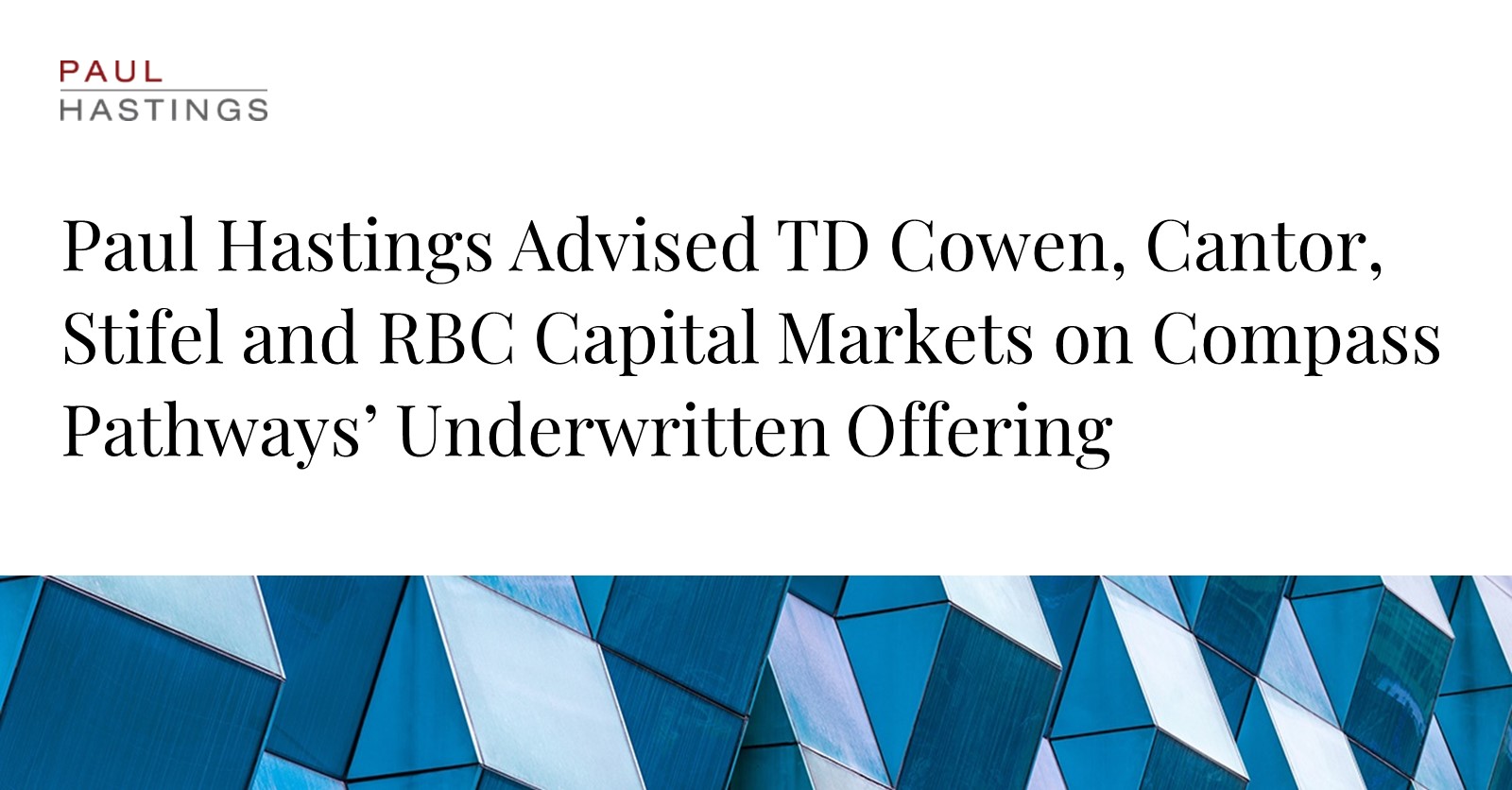 Compass Pathways Underwrites $150 Million ADS Offering