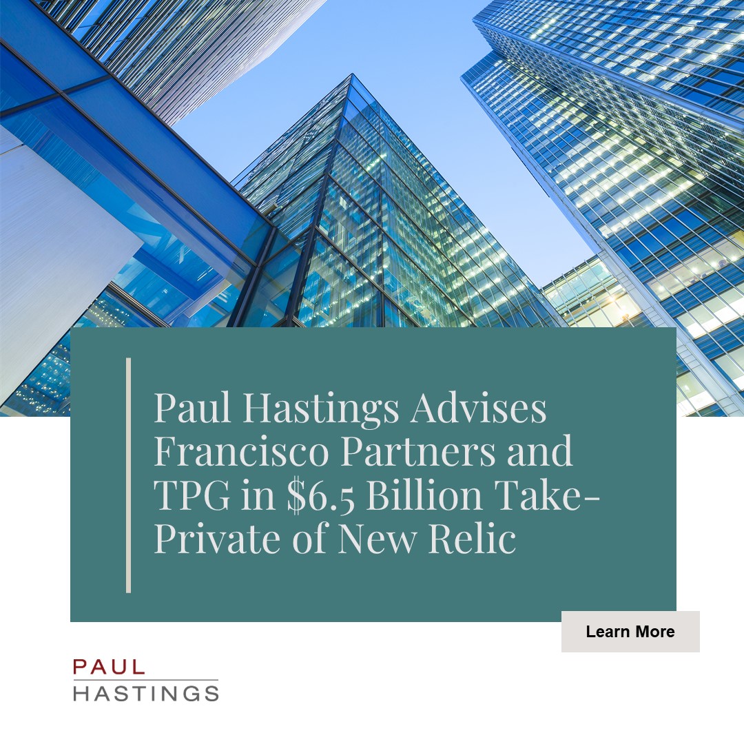 Paul Hastings Advises Francisco Partners And TPG In $6.5 Billion Take ...