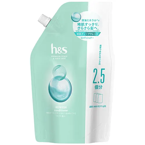 h&s リフレッシュ コンディショナー つめかえ超特大サイズ 800g