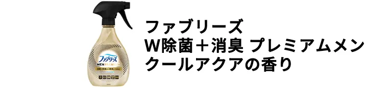 ファブリーズＷ除菌＋消臭 プレミアムメン クールアクアの香り