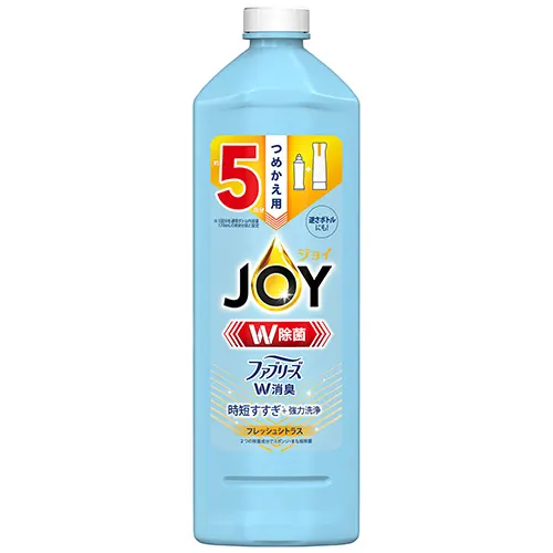 除菌ジョイコンパクトW消臭 フレッシュシトラス 特大 670ml