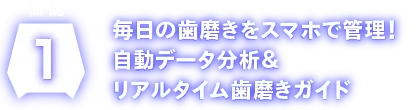 毎日の歯磨きをスマホで管理！自動データ分析＆リアルタイム歯磨きガイド