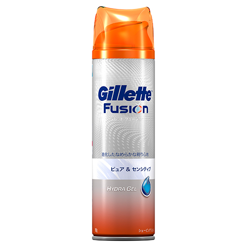 ジレット フュージョン シェービングジェル ピュア＆センシティブの