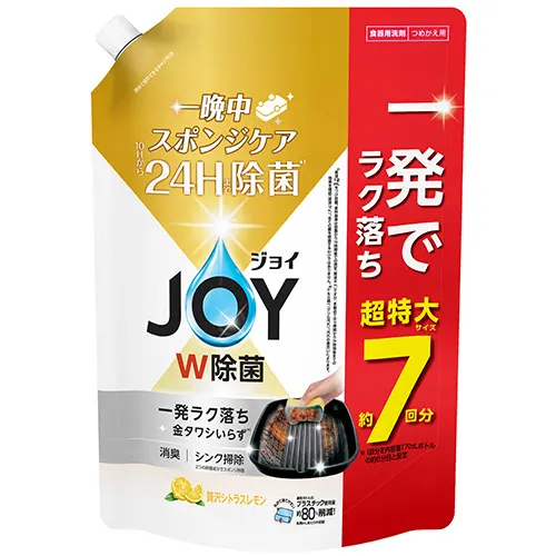 除菌ジョイコンパクト 贅沢シトラスレモンの香り 超特大 930ml