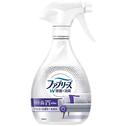 ファブリーズW除菌 無香料 アルコール成分入り 370mL