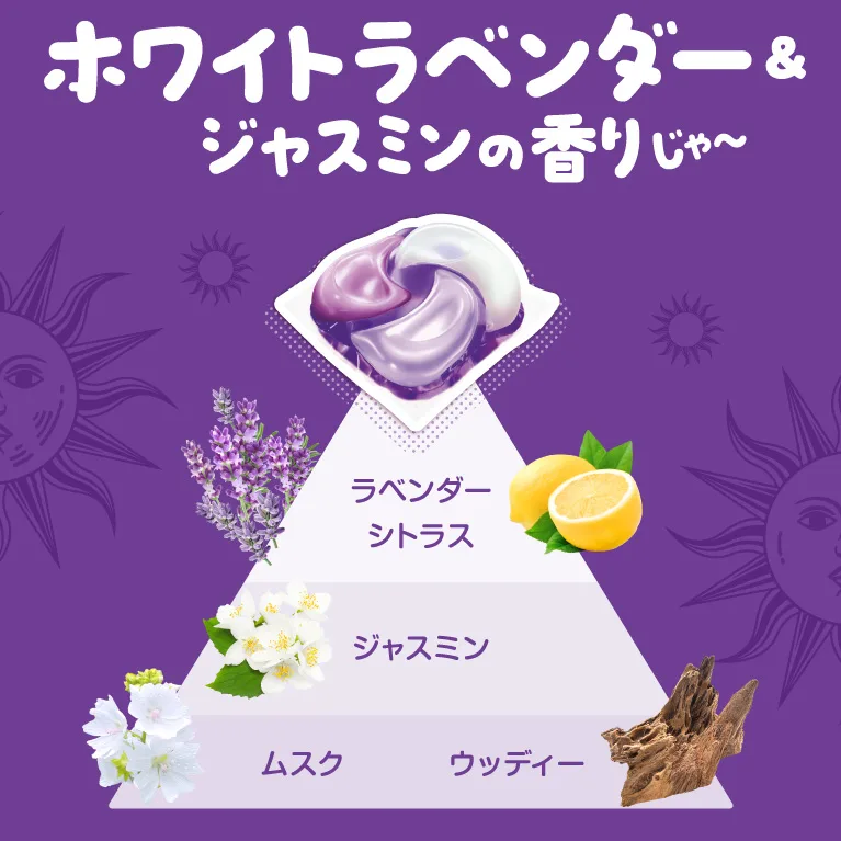 ホワイトラベンダー＆ジャスミンの香り