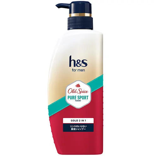 h&s for men ゴールド2in1 リンスのいらない薬用シャンプー　オールドスパイスピュアスポーツの香り