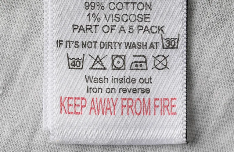 取り扱い絵表示をチェック!