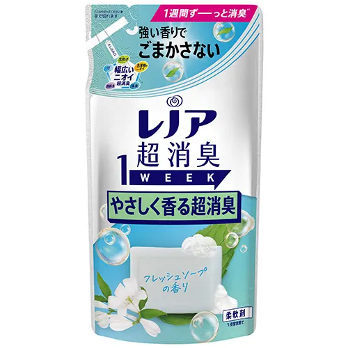 レノア超消臭1weekやさしく香る超消臭フレッシュソープの香りつめかえ用