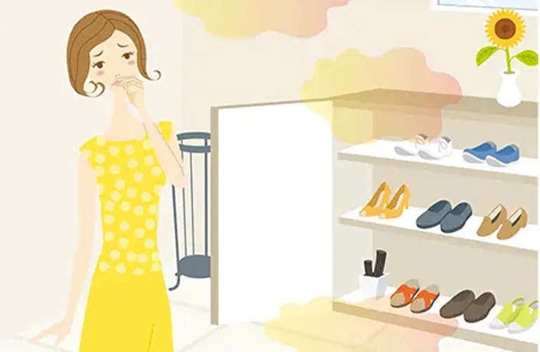 夏の靴箱のイヤなニオイ