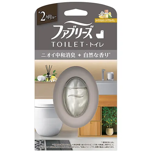 ファブリーズﾞトイレ用消臭剤＋自然な香り シトラス＆オレンジブロッサムの香り