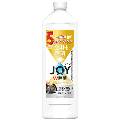 除菌ジョイコンパクト　贅沢シトラスレモンの香り 特大 670ml
