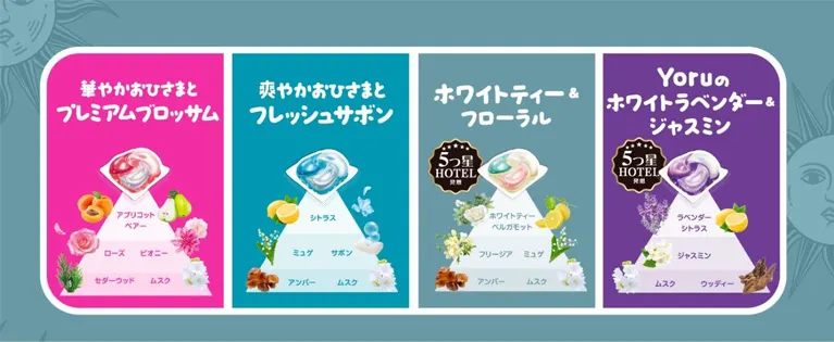 デザインと香りもアップデート！