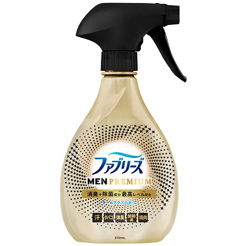 ファブリーズW除菌+消臭 プレミアムメン クールアクアの香り 本体 370mL