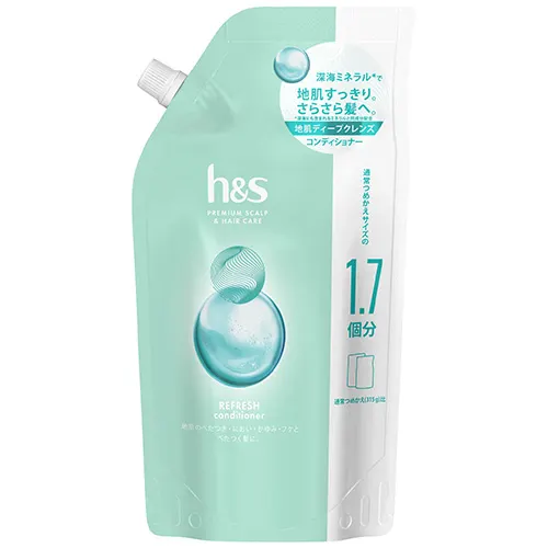 h&s リフレッシュ コンディショナー つめかえ特大サイズ 550g