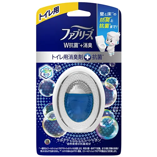 ファブリーズW消臭 トイレ用消臭剤+抗菌 ウルトラ・フレッシュ・シャボン 本体