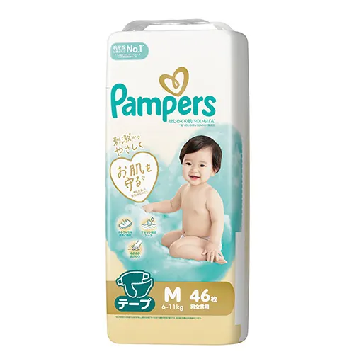 パンパース はじめての肌へのいちばん* テープ　Mサイズ