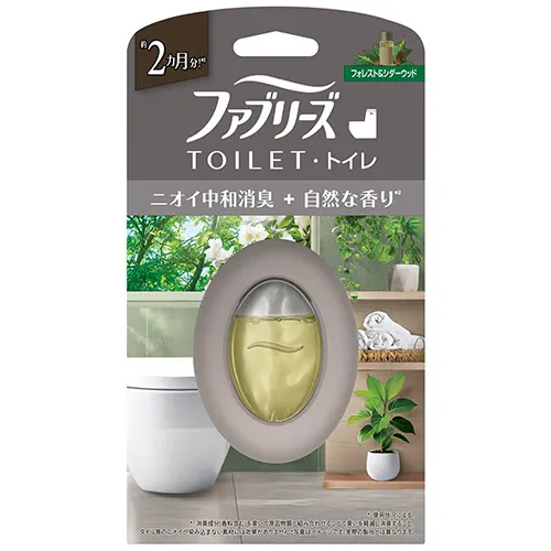 ファブリーズﾞトイレ用消臭剤＋自然な香り フォレスト＆シダーウッドの香り