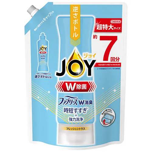 除菌ジョイコンパクトW消臭 フレッシュシトラス 超特大 910ml