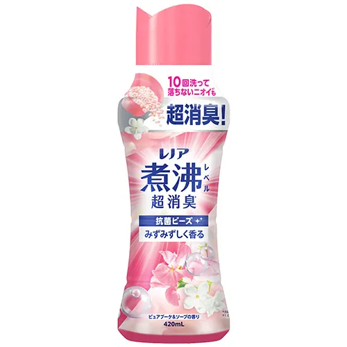 レノア煮沸レベル消臭抗菌ビーズ ピュアブーケ&ソープの香り
