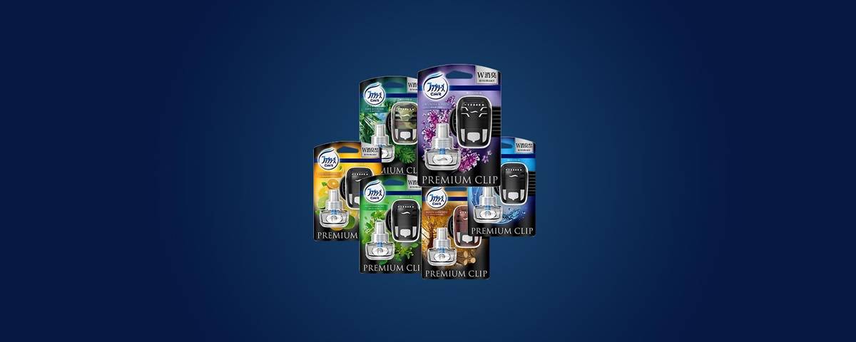 プレミアムクリップの6種類の香り 消臭 芳香剤のファブリーズ