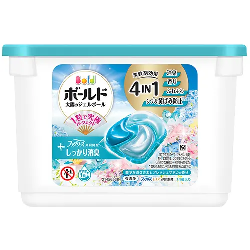 ボールドジェルボール4D 爽やかフレッシュフラワーサボンの香り