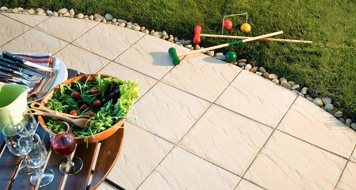 marksten trädgård hållbart klassisk stenläggning