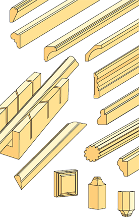 Montera lister och profiler