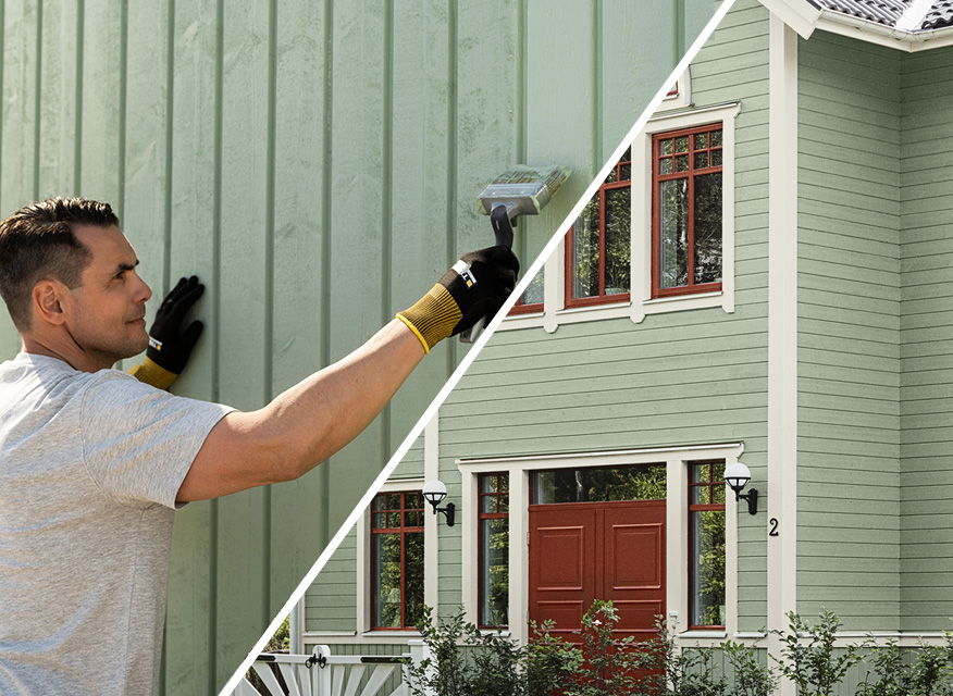 Dags att måla om utvändigt? Vi kan det här med färg och kulörer!