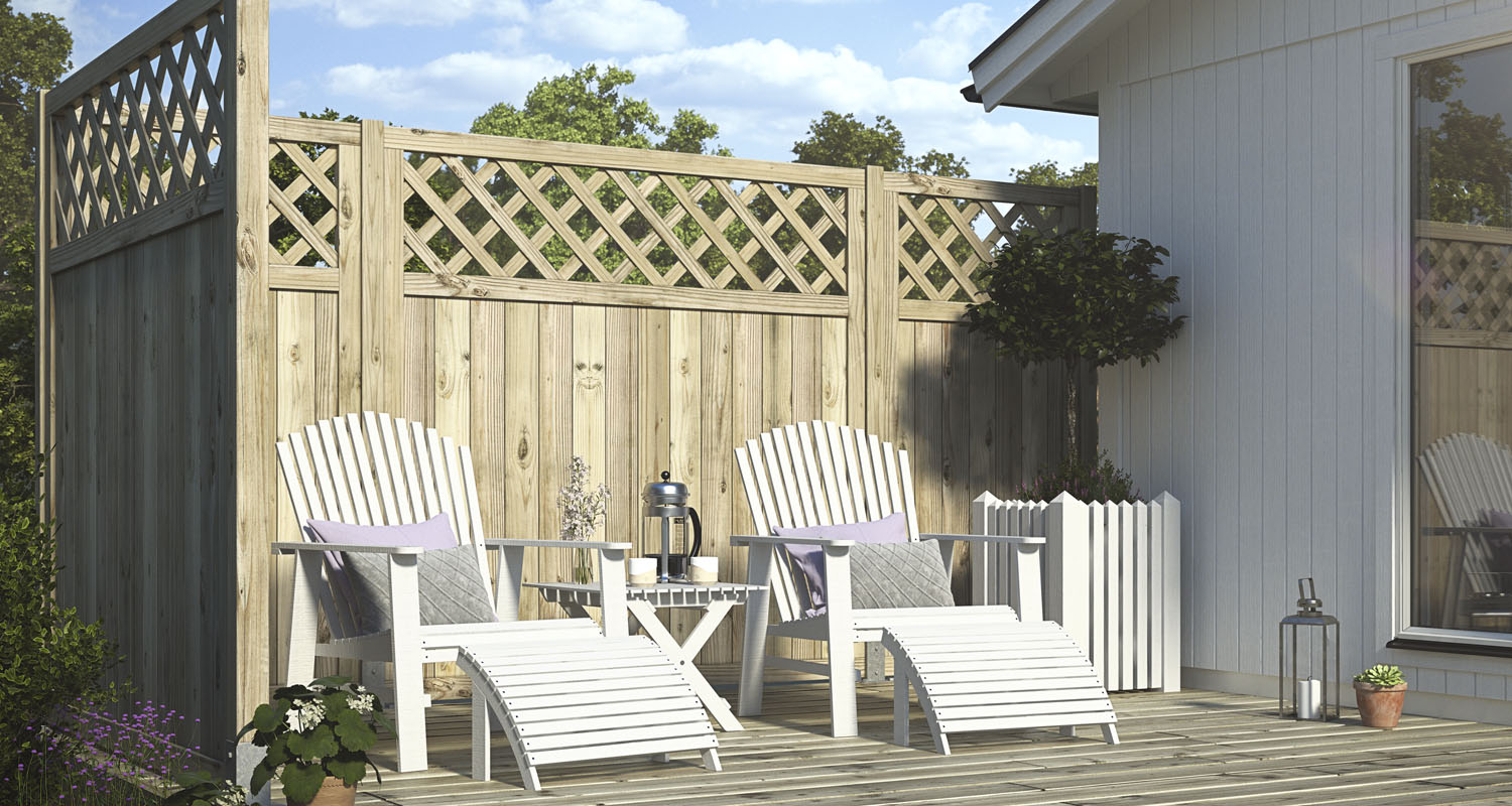 altan insynsskydd vindskydd balkong