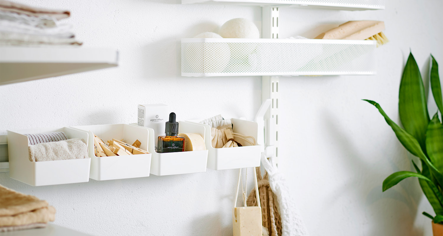 Elfa förvaringslådor