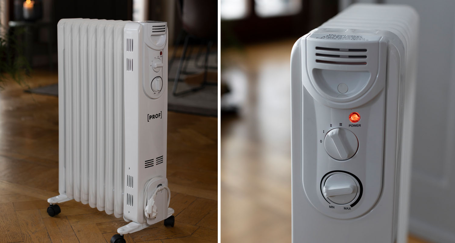 Oljefyllt element från Prof