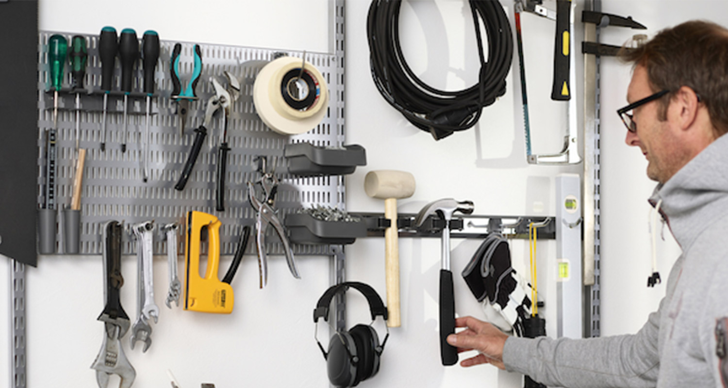 Praktisk verktygsvägg