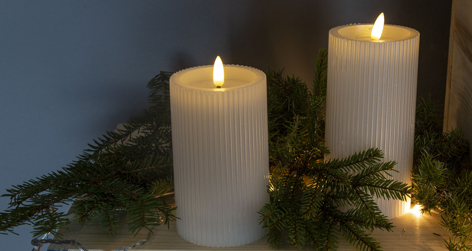 LED vaxljus för inomhusbruk