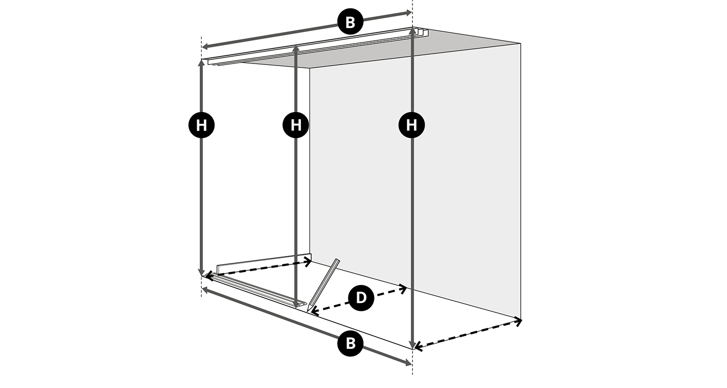 Mäta Elfas skjutdörrar